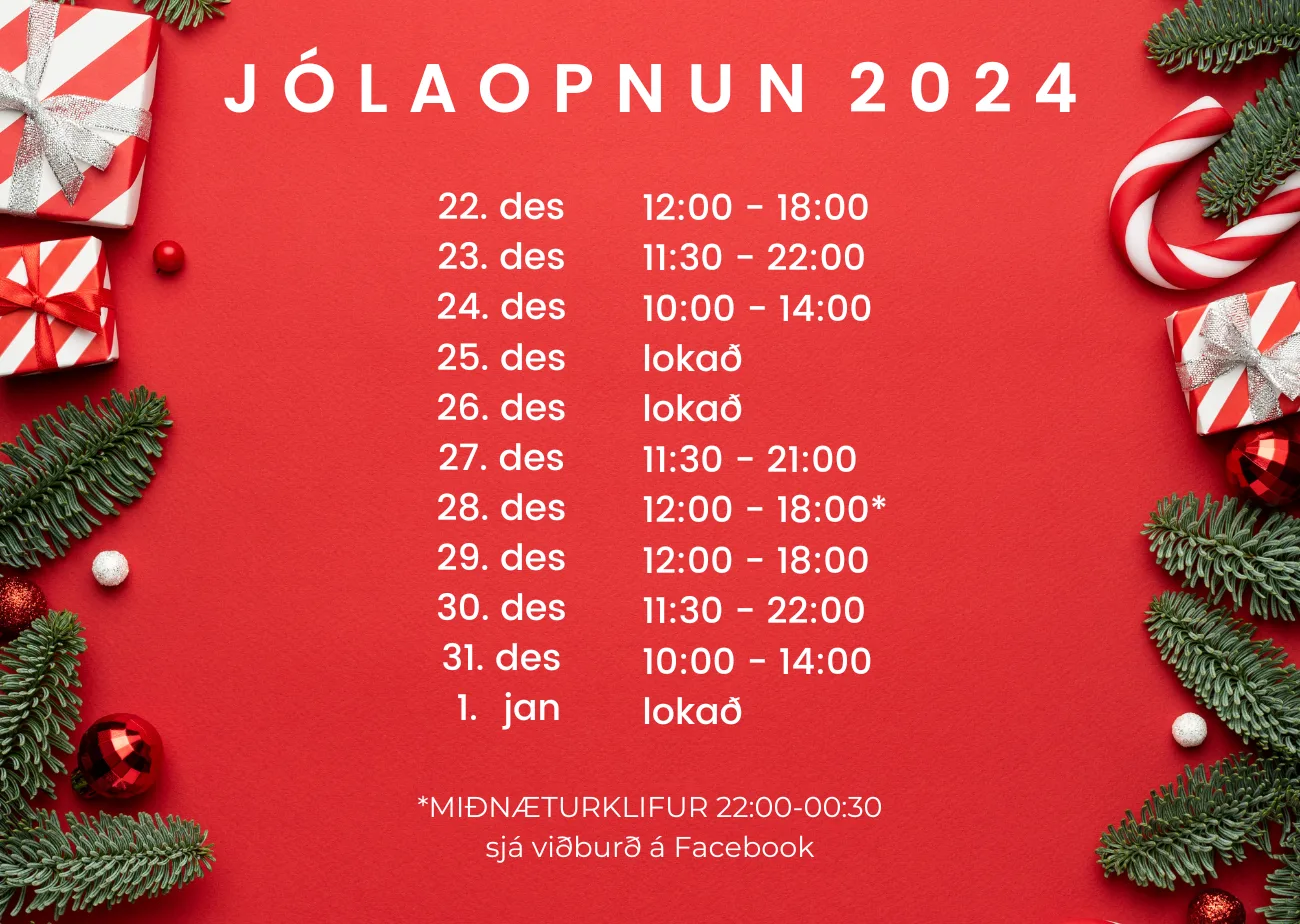 JÓLAOPNUN 2024 - heimasíða